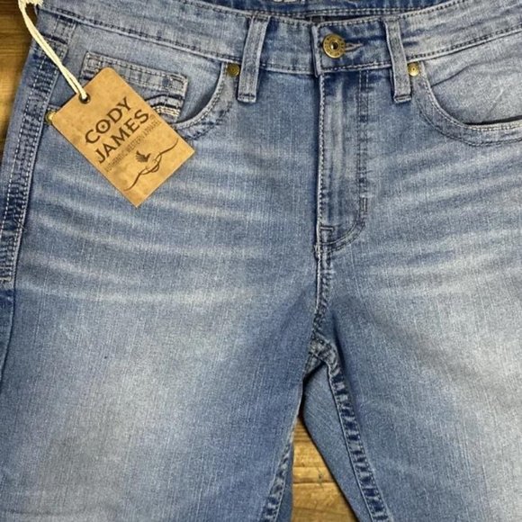 Cody James Men’s Slim Boot Denim Jeans - Picture 2 of 4